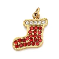 304 Stainless Steel Rhinstone Charms