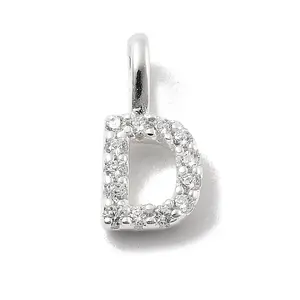 925 Sterling Silver with Cubic Zirconia Charms