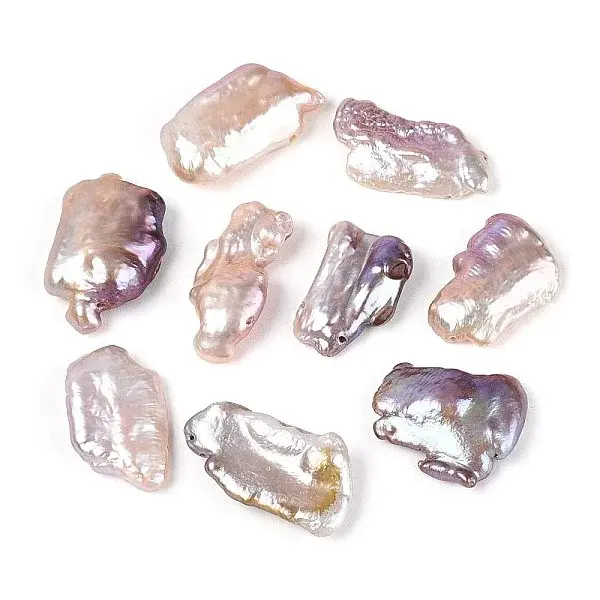Natural Baroque Keshi Pearl Beads