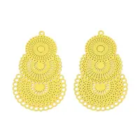 Spray Painted 430 Stainless Steel Pendants