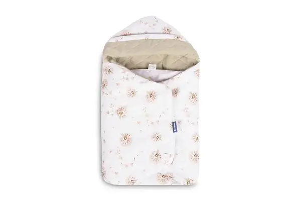 SENSILLO Zavinovačka 2v1 do autosedačky, kočárku, mušelín, bavlna, Pampeliška, béžová