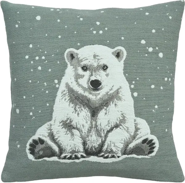 Povlak na polštář Arktos, čtverec 45x45 cm, blue fox - Sander