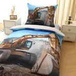 Ložní povlečení z mikrovlákna 3D BAGR