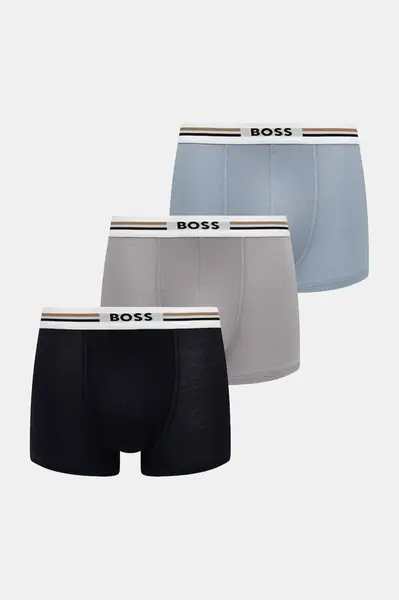 Boxerky BOSS Trunk 3P Revive 3-pack