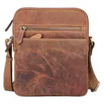 Pánská kožená taška přes rameno Sparwell Kolin - koňak