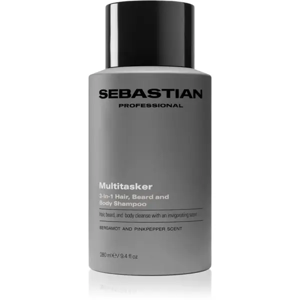 Sebastian Professional SEB MAN The Multi-tasker šampon na vlasy, vousy a tělo 280 ml