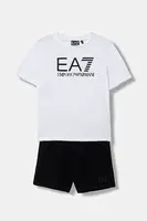 Dětská bavlněná souprava EA7 Emporio Armani