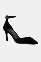 Semišové lodičky BOSS Gracey