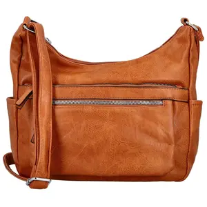 Dámská crossbody kabelka koňaková - Firenze Olefis