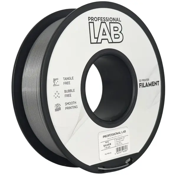 Professional Lab FG-P36-E1, 3D filament, PETG, Silver, 1kg, 1,75mm