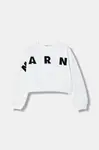 Dětská bavlněná mikina Marni MS220F SWEAT-SHIRT