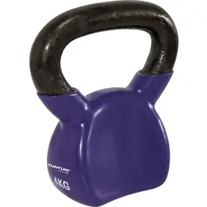 Tunturi Kettlebell Vinyl varianta 12 kg modrý