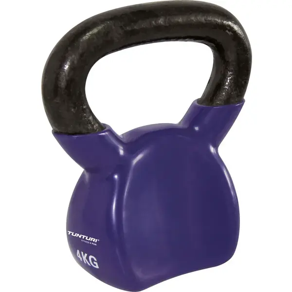 Tunturi Kettlebell Vinyl varianta 12 kg modrý