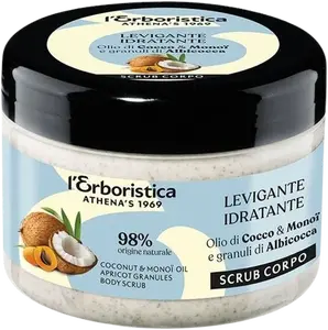 ERBORISTICA Tělový peeling s kokosovým olejem a tahitským monoi a meruňkovými peckami 200 ml