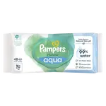 PAMPERS Harmonie Aqua Plastic Free Vlhčené ubrousky 48 ks