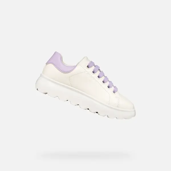 Bílé dívčí tenisky Geox Puffypop