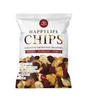 HAPPYLIFE CHIPS – Vákuovo fritované zeleninové plátky MIX, bez soli, vegan