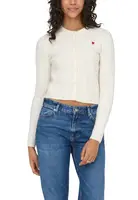 Bílý basic svetr s knoflíky