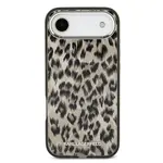 Zadní kryt Karl Lagerfeld IML Leopard MagSafe pro Apple iPhone Air, hnědá
