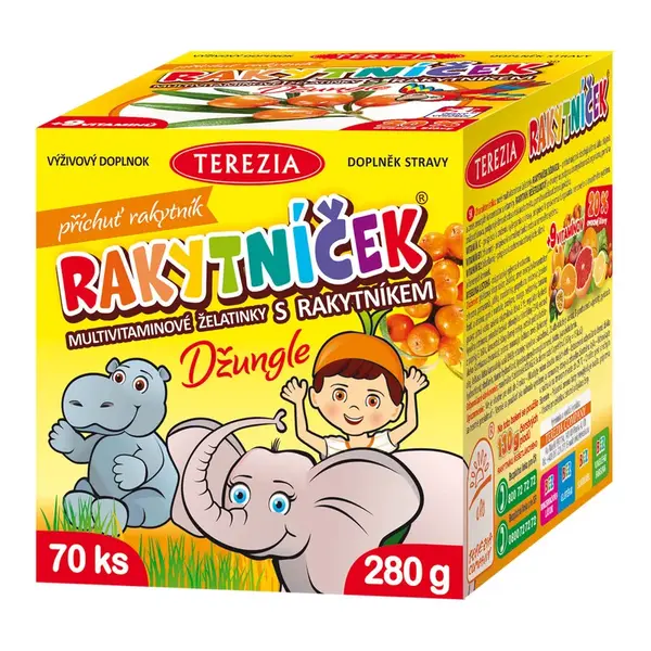 Terezia Company Rakytníček želatinky Džungle 70 kusů