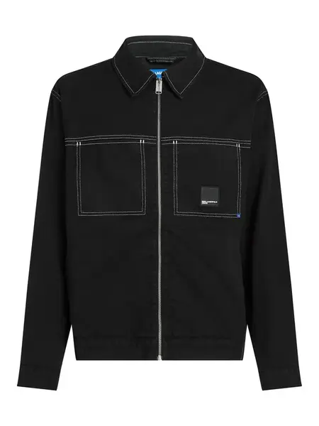 KARL LAGERFELD JEANS Prechodná bunda  čierna