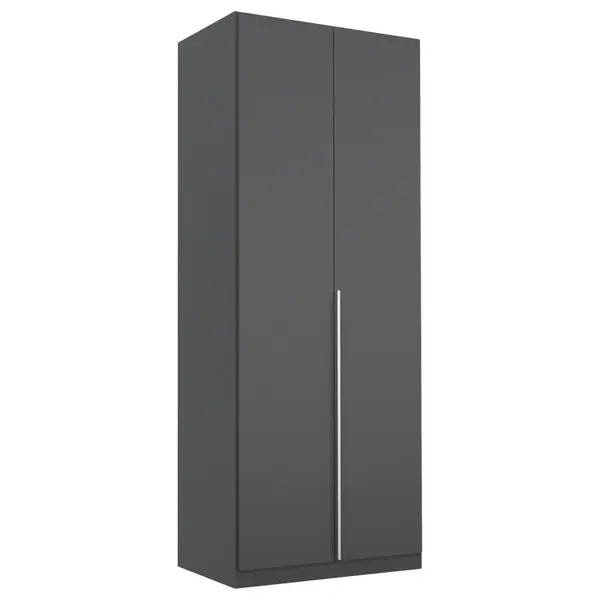 Rauch Möbel ŠATNÍ SKŘÍŇ S OTOČNÝMI DVEŘMI, šedá, 91/229/54 cm