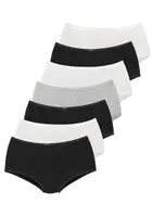 VIVANCE Nohavičky  kamenná / čierna / biela