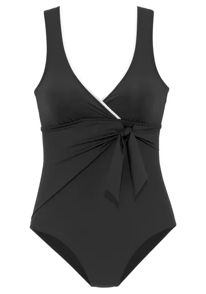 VIVANCE Jednodielne plavky  čierna