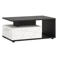 Konferenčný stolík Venezia VENT01 1S biela alpská/dub vicenza čierna /mdf biela L