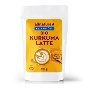 Allnature Kurkuma latte bez laktózy BIO 280 g