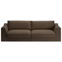 Sit & More POHOVKA BIG SOFA, textil, tmavě hnědá