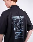 Carhartt WIP S/S Deli Shirt Black/Bluebird L