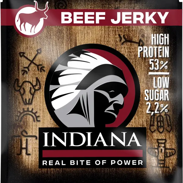 INDIANA JERKY Hovězí Hot&Sweet 25 g