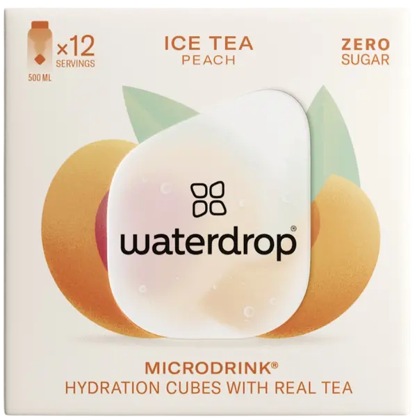 WATERDROP Broskvový ledový čaj 12 kapslí