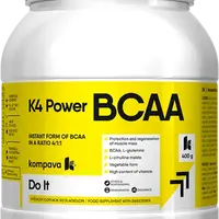 KOMPAVA K4 Power BCAA, malina-limetka 36 dávek 400 g