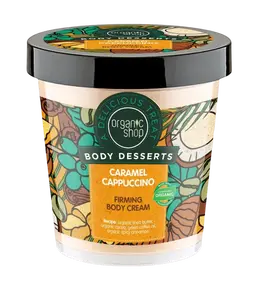 ORGANIC SHOP Karamelové cappuccino Zpevňující tělový krém 450 ml