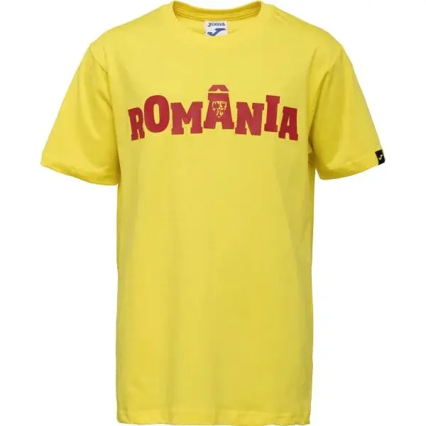Joma FED. FUTBAL RUMUNSKO 4TH REPLICA OPT G SHORT SLEEVE T-SHIRT JR Detské tričko, žltá, veľkosť XXXXS
