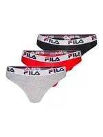 FILA Tangá  sivá melírovaná / červená / čierna / šedobiela