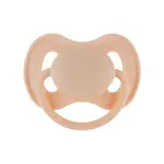 CANPOL BABIES Cumlík kaučukový s okrúhlou špičkou Nude 0-6m krémový