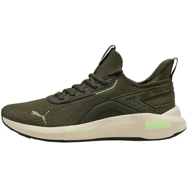 Puma SOFTRIDE ENZO 5 HYPE Pánska voľnočasová obuv, khaki, veľkosť 38.5