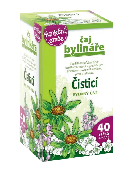 ČAJ BYLINÁŘE Čistící 40 x 1.6 g