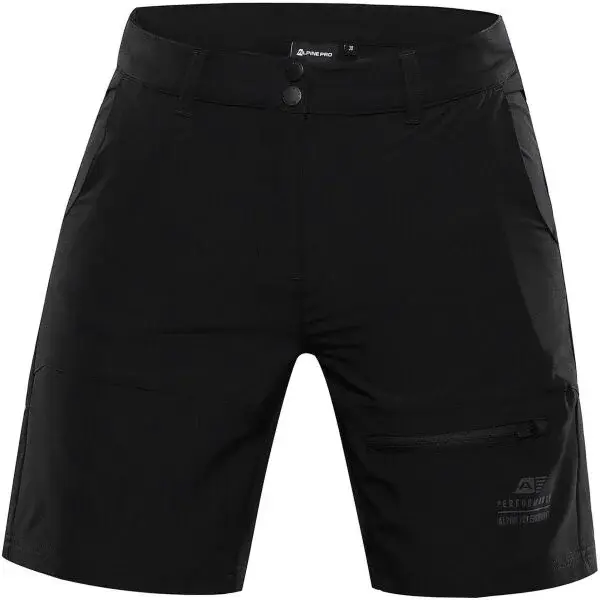 ALPINE PRO BAKA Dámské šortky, černá, velikost