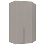 MID.YOU ROHOVÁ ŠATNÍ SKŘÍŇ, šedá, Sahara, 120/236/120 cm