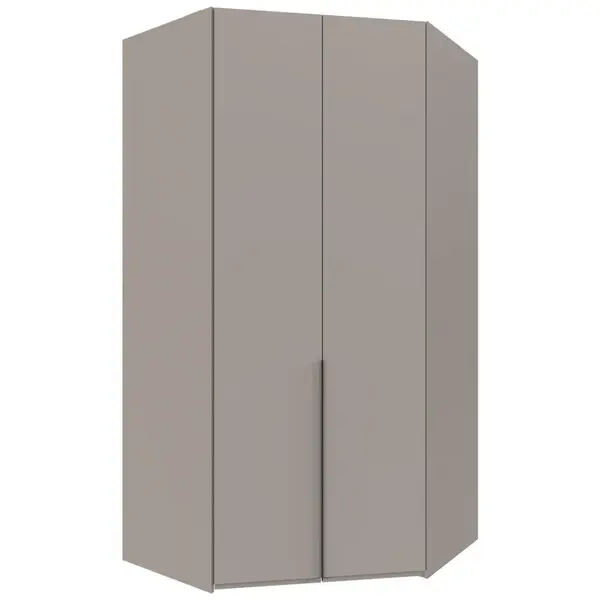 MID.YOU ROHOVÁ ŠATNÍ SKŘÍŇ, šedá, Sahara, 120/236/120 cm