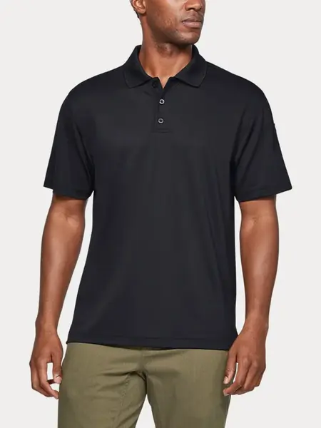 Under Armour Triko TAC PERFORMANCE POLO-BLK - Pánské
