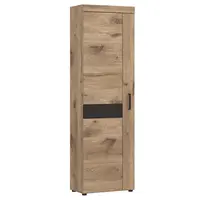 Skříň Grano GRNGS1L 1D dub viking/pvc dub viking/pvc šedý vesmír