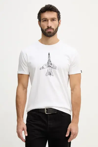 Alpha Industries Bavlněné tričko Alpha Industries Air Force Sketch