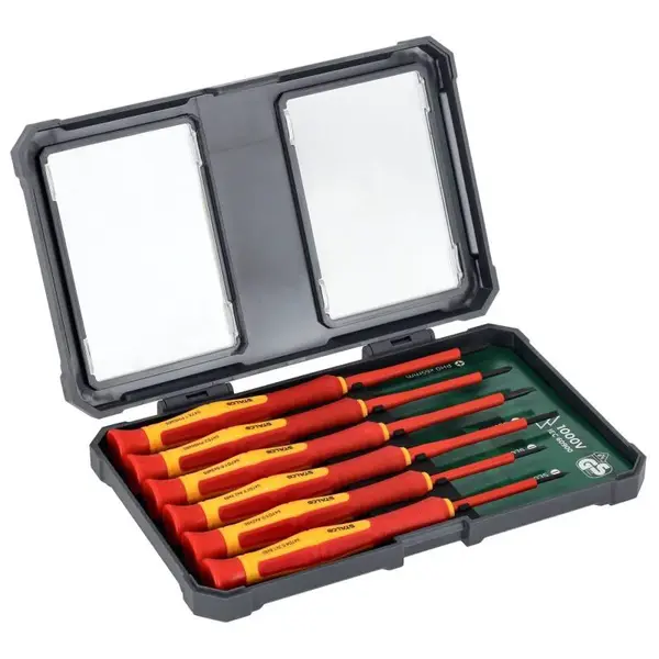 Sada elektro šroubováku, přesných, 1000 V, STALCO, set.6 ks