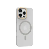 Zadní kryt Case GO ORANGE compatible with MagSafe pro Honor 400 Pro, transparentní