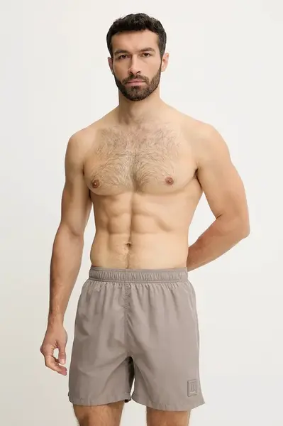 Plavkové šortky Armani Exchange béžová farba, XM000812 AF13556